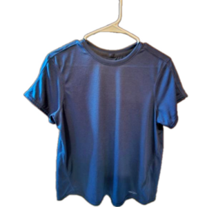 Brooks blue running shirt women's size large.